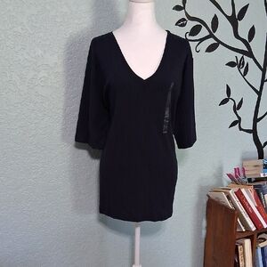 Jones New York Navy V-Neck Tunic